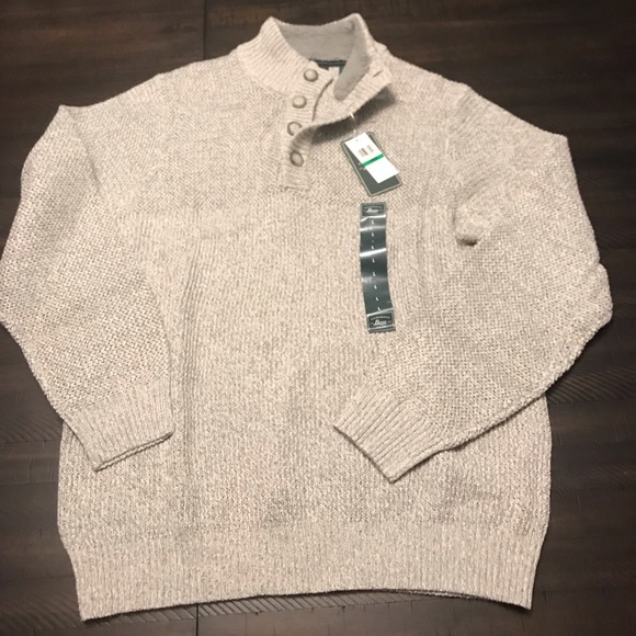 G.H. Bass & Co. Other - G.H. Bass & Co Button Mock Sweater